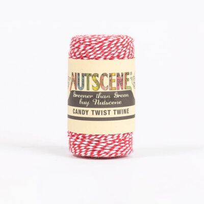 Nutscene Candy Twist rot weiß - Verpackungsschnur (1)